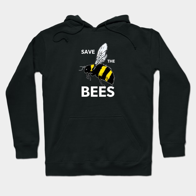 Save our bees Hoodie by Uwaki